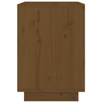 vidaXL Tables de chevet 2Pièces Marron miel 40x35x50cm Bois de pin solide