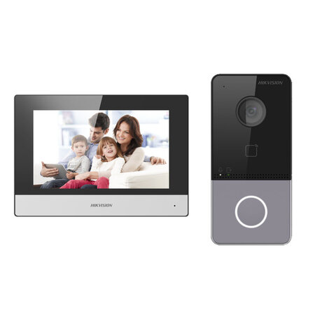 Kit interphone vidéo sans fil Hikvision DS-KIS603-P