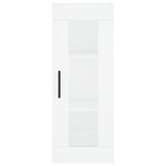 vidaXL Buffet haut Blanc 34 5x34x180 cm Bois d'ingénierie