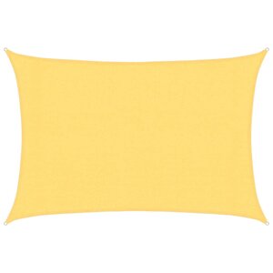 vidaXL Voile d'ombrage 160 g/m² Beige 3x4 m PEHD