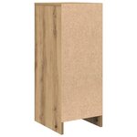 vidaXL Buffet chêne artisanal 29 5x34x76 cm bois d'ingénierie