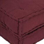 vidaXL Pouf modulaire marron 70x70x54 tissu