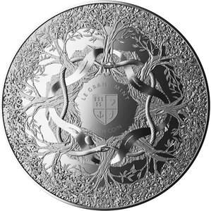 Pièce de monnaie en Argent 5 Dollars g 62.2 (2 oz) Millésime 2024 Earth EARTH