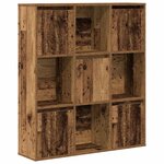 vidaXL Bibliothèque vieux bois 89x24x101 5 cm bois d'ingénierie