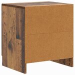vidaXL Cabinet de chevet 2 Pièces Bois ancien 43 x 34 5 x 47 cm
