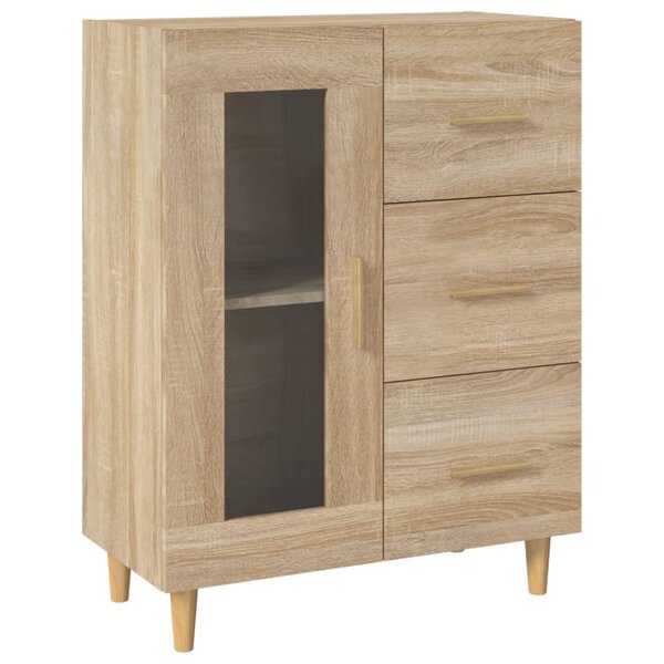 vidaXL Buffet chêne sonoma 69 5x34x90 cm bois d'ingénierie