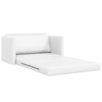 vidaXL Canapé-Lit 110cm Blanc Simili cuir