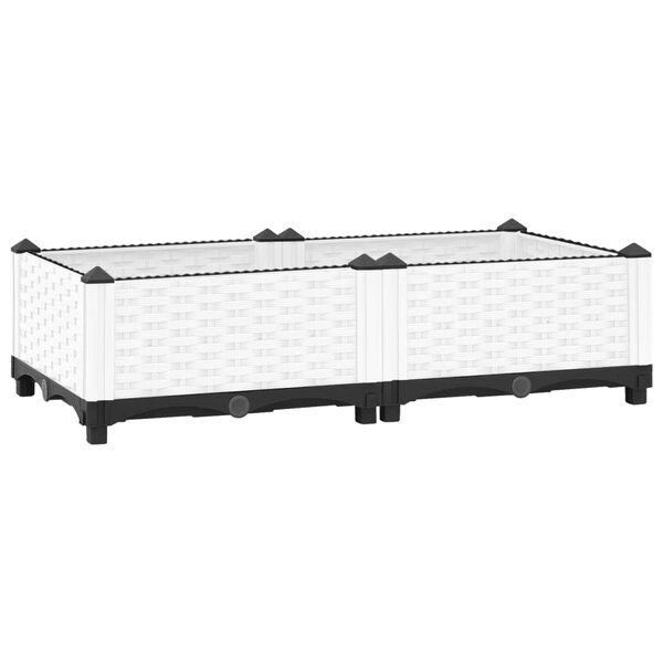 vidaXL Lit surélevé 80x40x23 cm Polypropylène