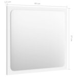 vidaXL Ensemble de meubles de salle de bain Blanc Aggloméré