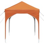 vidaXL Tente de fête pop-up 194 x 194 x 245 cm Orange
