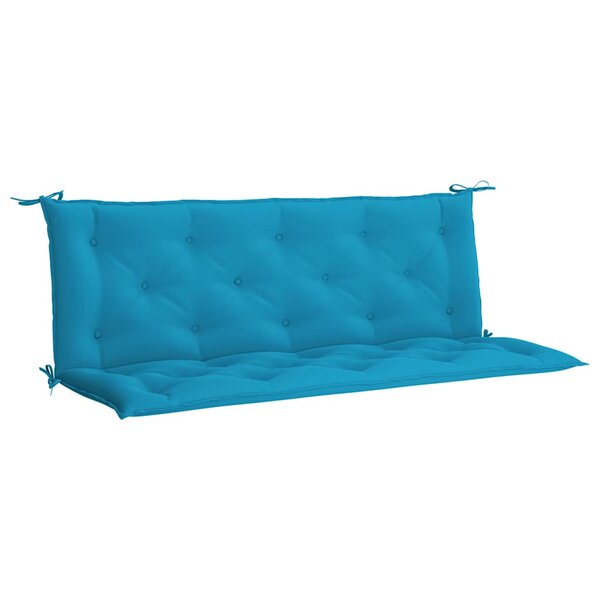 vidaXL Coussin de banc de jardin bleu clair tissu oxford