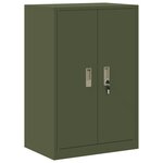 vidaXL Armoire de rangement Vert olive 60 x 40 x 90 cm Acier