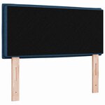 Cabeça de cama vidaXL Design Lignes Bleu 80 cm Tissu