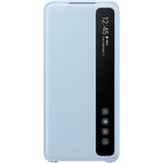 Clear view cover s20 bleu