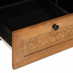 vidaXL Meuble TV Marron clair 105 x 33 x 46 cm bois de manguier massif