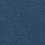 vidaXL Cadre de lit sans matelas bleu 160x200 cm tissu