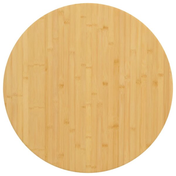 vidaXL Dessus de table Ø90x1 5 cm bambou