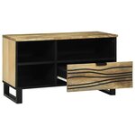 vidaXL Armoire de rangement pour médias Marron 80 x 33.5 x 46 cm
