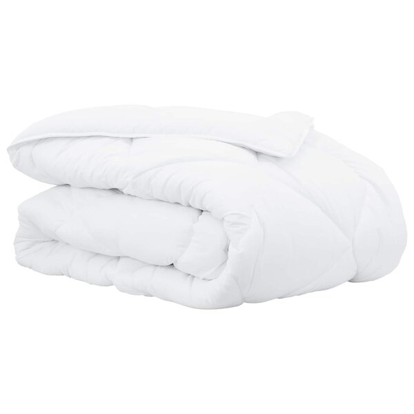 vidaXL Duvet d'hiver Blanc 240 x 222 x 5 cm Polyester