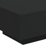 vidaXL Table basse noir 55x55x31 cm bois d'ingénierie