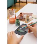 Marqueur Acrylique Setacolor Spécial Cuir Mat Satiné Extra Fine Jaune Fluo x 5 PÉBÉO