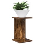 vidaXL Support de Plante Chêne fumé 25 x 25 5 x 40 5 cm