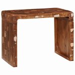 vidaXL Table d'appoint 60 x 35 x 45 cm bois de récupération massif