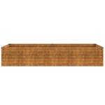 vidaXL Lit surélevé de jardin 194x50x36 cm acier corten