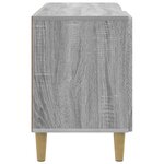 vidaXL Meuble TV Sonoma gris 102 x 34 5 x 50 cm Bois d'ingénierie