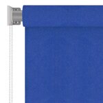 vidaXL Store roulant d'extérieur 240x230 cm Bleu PEHD