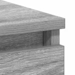 vidaXL Bureau Sonoma gris 90x45x76 cm Bois d'ingénierie