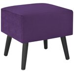 vidaXL Tables de chevet 2 Pièces Violet foncé 40x35x40 cm Velours