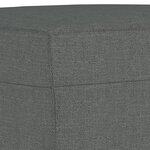 vidaXL Ensemble de canapés 3 Pièces coussins gris foncé tissu
