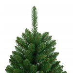 vidaXL Sapin de Noël artificiel à charnières avec support vert 120 cm
