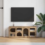 vidaXL Meuble TV Chêne artisanal 100 x 35 x 40 cm Bois d'ingénierie