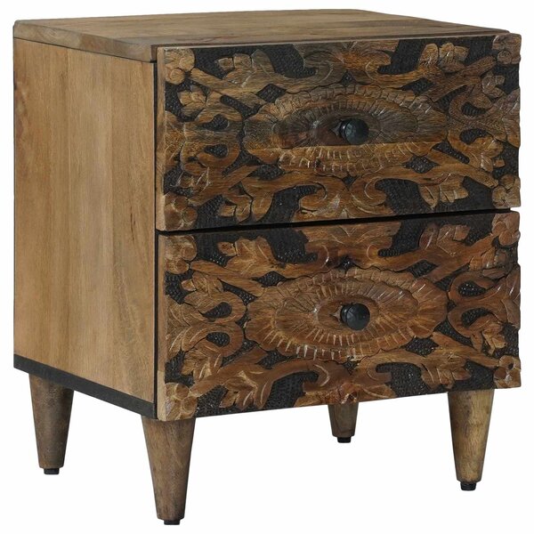 vidaXL Cabinet de chevet avec tiroir Marron 40 x 33 5 x 46 cm