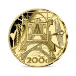 Gustave Eiffel - 100 ans de sa disparition Monnaie de 200€ or 1oz