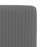 vidaXL Chaises à manger lot de 6 gris foncé tissu