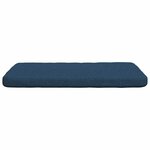 vidaXL Coussins de siège 4 Pièces Bleu 40 x 40 x 3 cm tissu