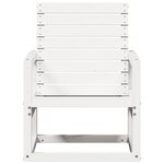 vidaXL Chaise de jardin blanc 57 5x63x76 cm bois de pin massif