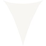 vidaXL Voile d'ombrage 160 g/m² Blanc 5x7x7 m PEHD