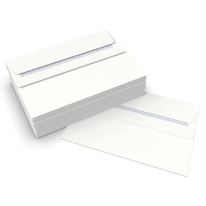 Lot de 500 enveloppe blanche 114x162 mm (c6)