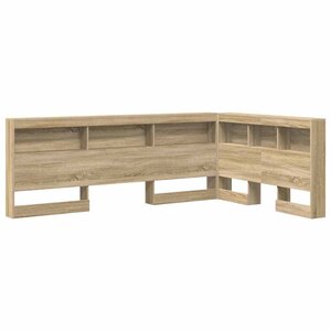 vidaXL Tête de lit de rangement Chêne Sonoma 207 5 x 137 5 x 76 5 cm
