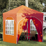 vidaXL Tente de fête pop-up 192 x 192 x 245 cm Orange