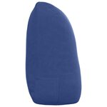 vidaXL Coussin de Dos Bleu police 120 x 24 x 50 cm Velours