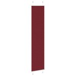 vidaXL Store plissé rouge bordeaux 45x200 cm largeur du tissu 44 4 cm