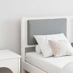 vidaXL Tête de lit Autre Blanc 150 cm Bois massif en pin