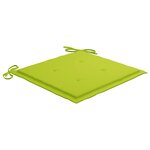 vidaXL Chaises à manger d'extérieur lot de 8 et coussins Acacia massif