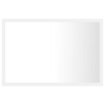 Miroir à led de salle de bain 60 x 8 5 x 37 cm acrylique blanc 02_0006981