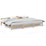 VidaXL Cadre de lit familial sans matelas 270x200cm bois massif de pin